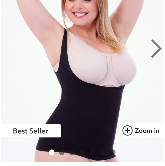 SHAPERMINT Open Bust Shaper Cami -M, 2XL, 3XL - Picture 1 of 3